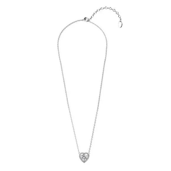 Certified 1ct. t.w. Moissanite Diamond Heart Necklace NEW - Picture 3 of 13